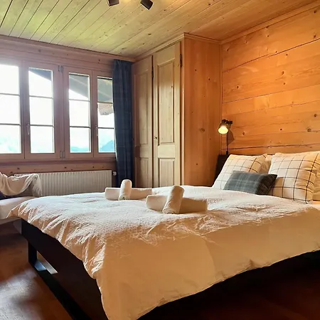 Zentrale, Gemuetliche Im Schweizer Stil I Bergblick * 阿德尔博登