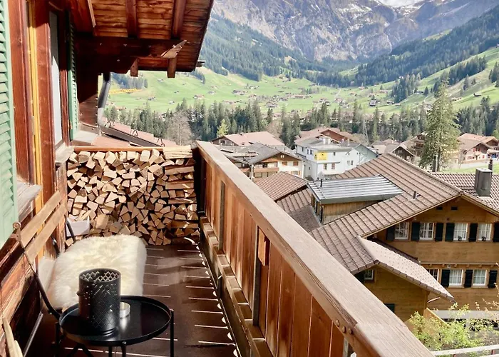 Zentrale, Gemütliche Im Schweizer Stil I Bergblick * Adelboden