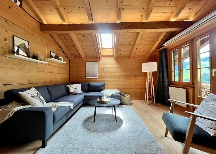 Apartment Zentrale, Gemütliche Im Schweizer Stil I Bergblick Adelboden
