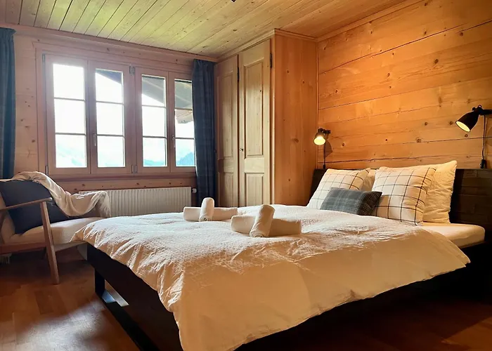 Zentrale, Gemütliche Im Schweizer Stil I Bergblick * Adelboden