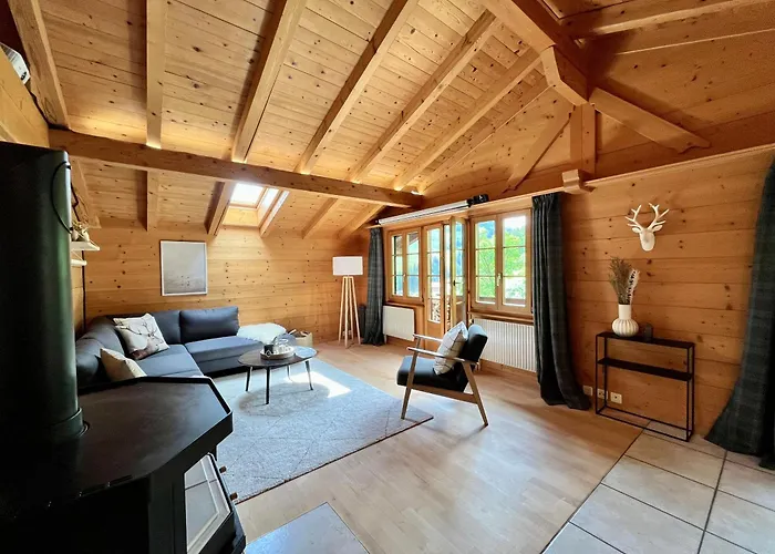 Zentrale, Gemuetliche Im Schweizer Stil I Bergblick شقة