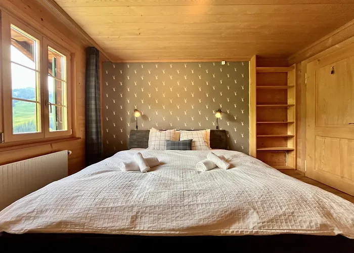 Zentrale, Gemütliche Im Schweizer Stil I Bergblick * Adelboden